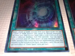 Lot 2 X Chaos Space Spell Toon TOCH-EN009 1st Edition NM Near Mint YuGiOh - Image 3