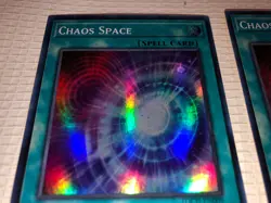 Lot 2 X Chaos Space Spell Toon TOCH-EN009 1st Edition NM Near Mint YuGiOh - Image 4