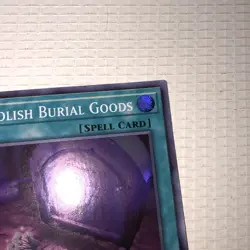YuGiOh Card DASA-EN058 FOOLISH BURIAL GOODS super rare holo NM Unlimited Spell - Image 4