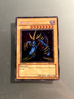 Yugioh - Tri-Horned Dragon - LOB-A000 - 1st Edition - Secret Rare - Image 1