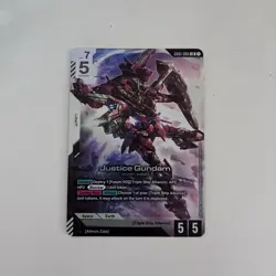 Gundam Card Game Newtype Rising: Justice Gundam GD01-066 Holo - Image 1