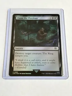 Claim the Precious - Foil Card - The Lord of the Rings (LTR) - MTG Common #81 - Image 2