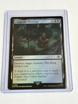 Claim the Precious - Foil Card - The Lord of the Rings (LTR) - MTG Common #81 - Image 5