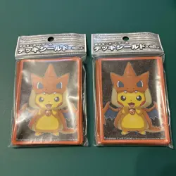 Set 64 Charizard-Y Poncho Wearing Pokemon Card Deck Shield Nintendo Bandai Japan - Image 2
