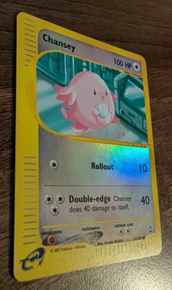 Chansey 69/147 Aquapolis Reverse Holo Vintage Pokemon Card 2002 NM- - Image 3