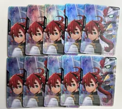10 set Gundam Card Game Resource RP-009 Suletta & Gundam Aerial card Bandai JP - Image 1