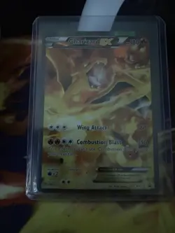 Charizard EX XY121 Black Star Promo FULL ART HOLO PROMO Pokemon Card - Image 1