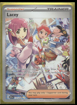Pokemon Card - S&V Stellar Crown EN - 172/142 - Lacey - SIR - Image 1