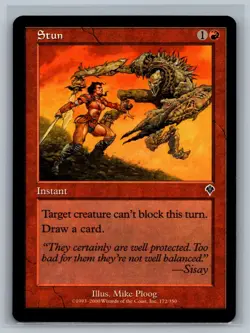 Magic The Gathering Invasion 4x Stun #172/350 MTG TCG CCG Playset - Image 1