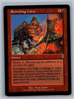 Magic The Gathering Invasion 4x Scorching Lava #164/350 MTG TCG CCG Playset - Image 1