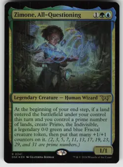 Zimone, All-Questioning Foil R Duskmourn: House of Horror 241 MTG - Image 1