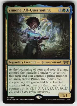 Zimone, All-Questioning Foil R Duskmourn: House of Horror 241 MTG - Image 1