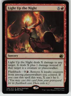 Light Up the Night Foil R Innistrad: Midnight Hunt 146 MTG - Image 1