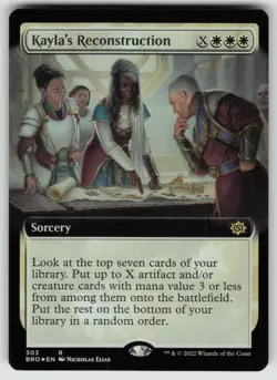 Kayla's Reconstruction Foil R The Brothers' War 10 MTG - Image 1