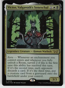 Victor, Valgavoth's Seneschal Foil R Duskmourn: House of Horror 238 MTG - Image 1
