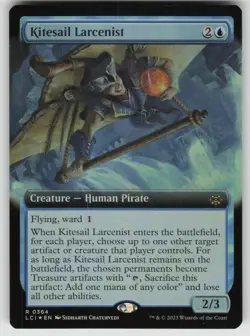 Kitesail Larcenist (Extended Art) Foil R The Lost Caverns of Ixalan 364 MTG - Image 1