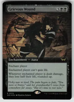 Grievous Wound Foil R Duskmourn: House of Horror 102 MTG - Image 1