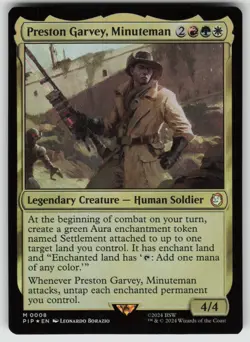 Preston Garvey, Minuteman Foil M Universes Beyond: Fallout 8 MTG - Image 1