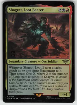 Shagrat, Loot Bearer Foil R Universes Beyond: LotR MTG - Image 1
