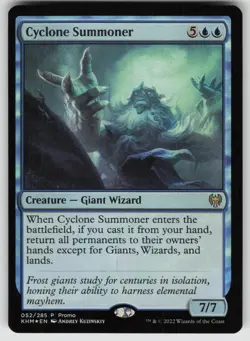 Cyclone Summoner Foil P Media Promos 52 MTG - Image 1