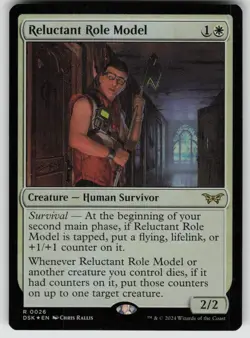 Reluctant Role Model Foil R Duskmourn: House of Horror 26 MTG - Image 1