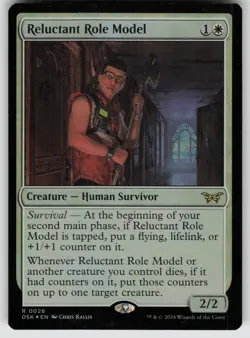 Reluctant Role Model Foil R Duskmourn: House of Horror 26 MTG - Image 1