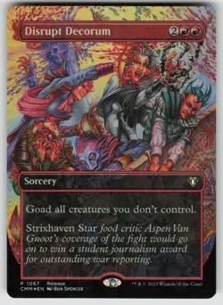 Disrupt Decorum Foil P Launch Party & Release Event Promos 1067 MTG - Image 1