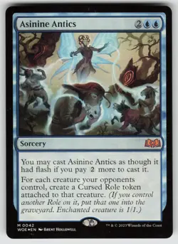 Asinine Antics Foil M Wilds of Eldraine 42 MTG - Image 1