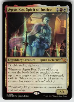 Agrus Kos, Spirit of Justice Foil M Murders at Karlov Manor 184 MTG - Image 1