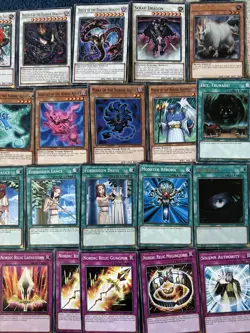 YuGiOh Link Synchro Nordic Beasts Ascendant Alfar Etc Aesir Deck & Extra Deck - Image 5