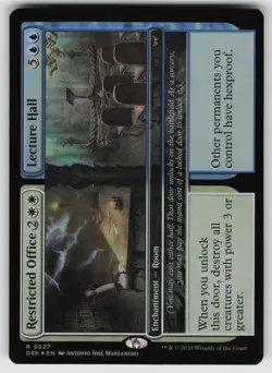 Restricted Office // Lecture Hall Foil R Duskmourn: House of Horror 227 MTG - Image 1