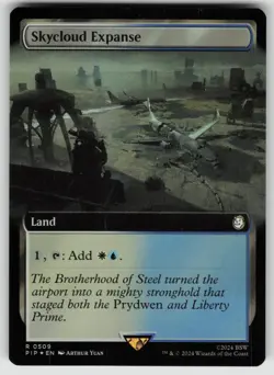 Skycloud Expanse Foil R Universes Beyond: Fallout 291 MTG - Image 1