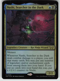 Nashi, Searcher in the Dark Foil R Duskmourn: House of Horror 223 MTG - Image 1