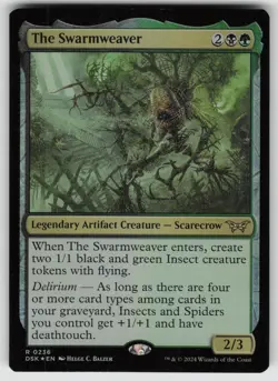 The Swarmweaver (0236) Foil R Duskmourn: House of Horror 236 MTG - Image 1