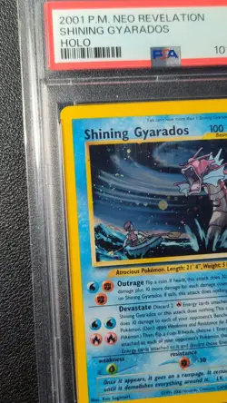 PSA 6 SHINING GYARADOS #65 HOLO 2001 POKEMON NEO REVELATION - Image 3