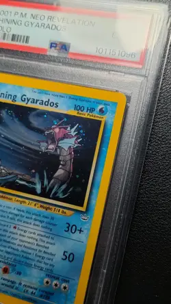 PSA 6 SHINING GYARADOS #65 HOLO 2001 POKEMON NEO REVELATION - Image 4
