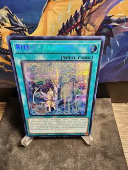 Yugioh Rite of Aramesir MP23-EN264 Prismatic Secret Rare 1st Edition NM - Image 1