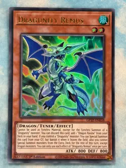YUGIOH DRAGUNITY REMUS ULTRA RARE 1ST NM GFTP-EN038 - Image 1