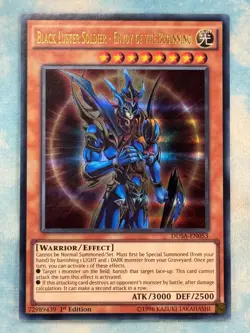 YUGIOH BLACK LUSTER SOLDIER - ENVOY OF THE BEGINNING ULTRA RARE NM DUSA-EN053 - Image 1