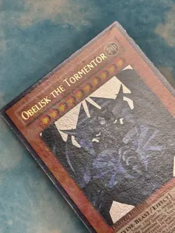 YUGIOH OBELISK THE TORMENTOR ULTRA RARE EXCELLENT JUMP-EN037 - Image 4