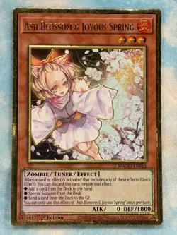 YUGIOH ASH BLOSSOM & JOYOUS SPRING GOLD ULTRA RARE 1ST NM MAGO-EN011 - Image 1
