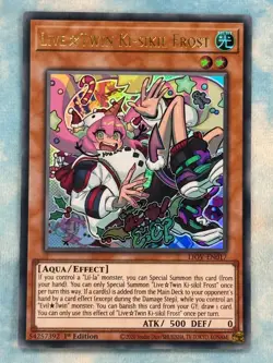 YUGIOH LIVE TWIN KI-SIKIL FROST ULTRA RARE 1ST NM LIOV-EN017 - Image 1