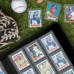 Toploader Binder,Trading Card Binder Storage Hold up 288 Cards 9-Pocket Top L... - Image 5