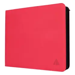 Trading Card Binder, 12 Pocket Fit 1800 Cards - Metal D-Ring Card Holder with... - Image 1