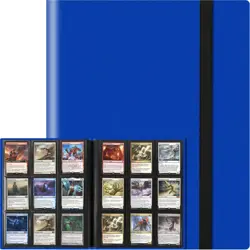 Trading Card Folder Album 9 Pocket Card Album Binder, Card Collectors Album w... - Image 1