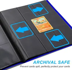 Trading Card Folder Album 9 Pocket Card Album Binder, Card Collectors Album w... - Image 3