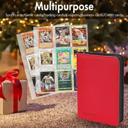 360 Pockets Trading Card Binder Album,Compatible with Card Binder Holder Slee... - Image 5