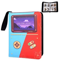 4 Pocket Trading Card Binder, Card Collection Binder with 50 Removable Sheets... - Image 1