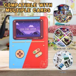 4 Pocket Trading Card Binder, Card Collection Binder with 50 Removable Sheets... - Image 2