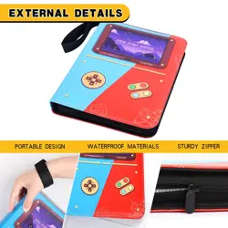 4 Pocket Trading Card Binder, Card Collection Binder with 50 Removable Sheets... - Image 5